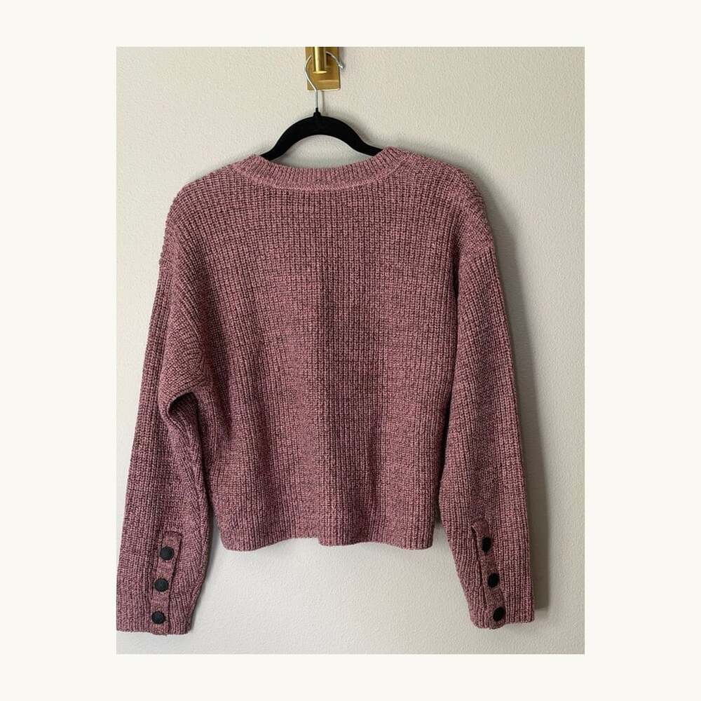 Rag & Bone Jubilee Sweater Size M Dusty Rose Merino Wool Blend - Picture 3 of 6